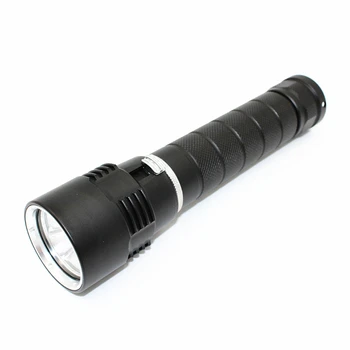 

3000 Lm LED Diving flashlight Yellow XML-T6 led Underwater light Waterproof Flash lights Lamp Torch