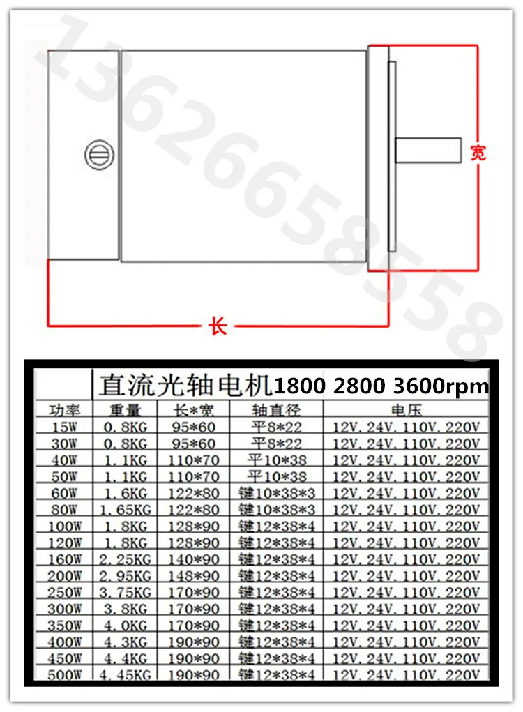 Постоянный магнит DC мотор 350 Вт микро мотор DC12V24V110V220V 1800 до 2800 об/мин 3600 об/мин