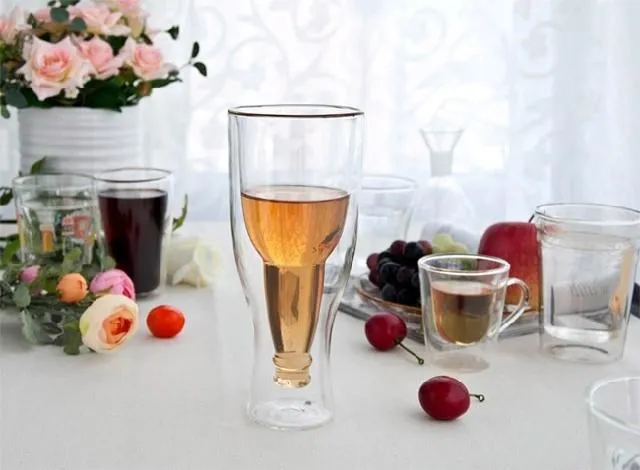 1 шт. 350 мл новые высококачественные креативные пивные стаканчики прочные двойные стенки стеклянные пивные стаканчики Горячая JO 1060