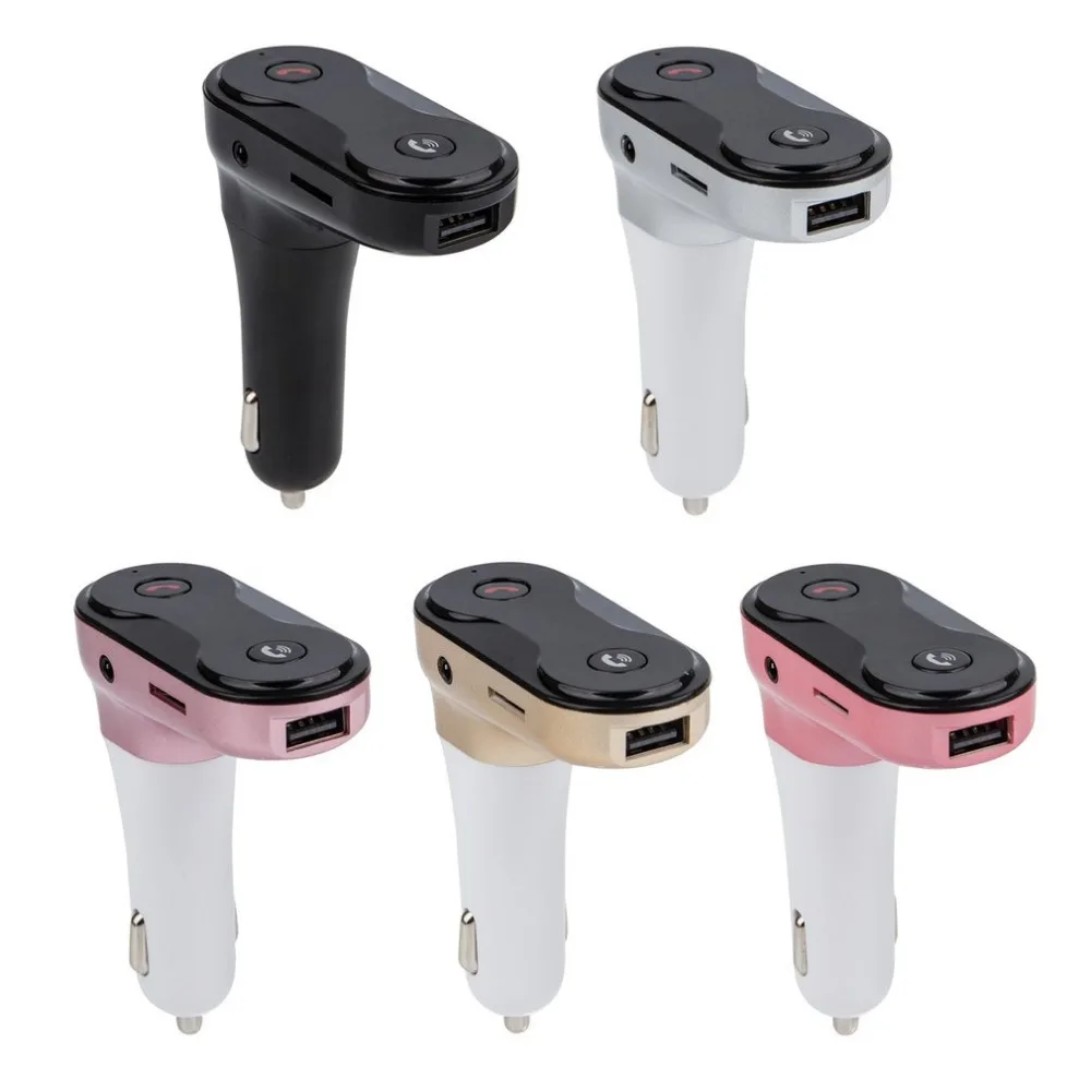 Dual Port USB Smart Car Charger Fast Speed Charging Safety Plug & Play Adjustable Angle LCD Display Real-time Monitor