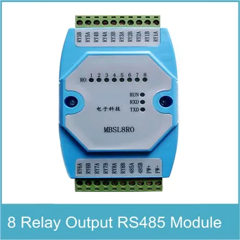 

8RO Module 8 Channels Relay Output Isolated RS485 Modbus RTU protocol Communication RS485 to Ethernet