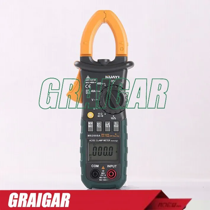 

MS2008A Digital AC Current Clamp Meter Multimeter AC DC Voltage Resistance Meter Tester