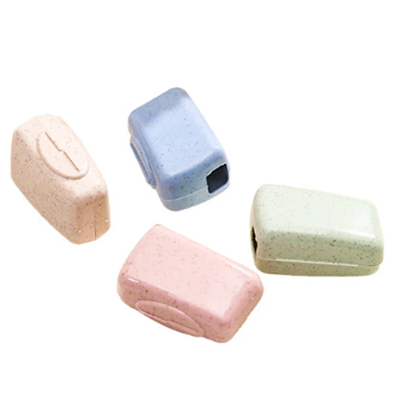 

Hot 4 PCS/Packet Portable Travel Toothbrush Cover Wash Brush Cap Case Box