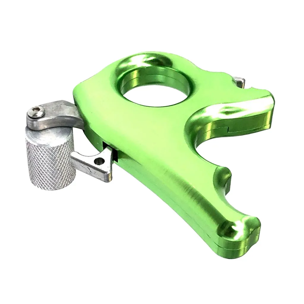 Aluminum Alloy Compact 3 Finger Archery Compound Bow Release Aid Thumb Trigger Hunting Accessories