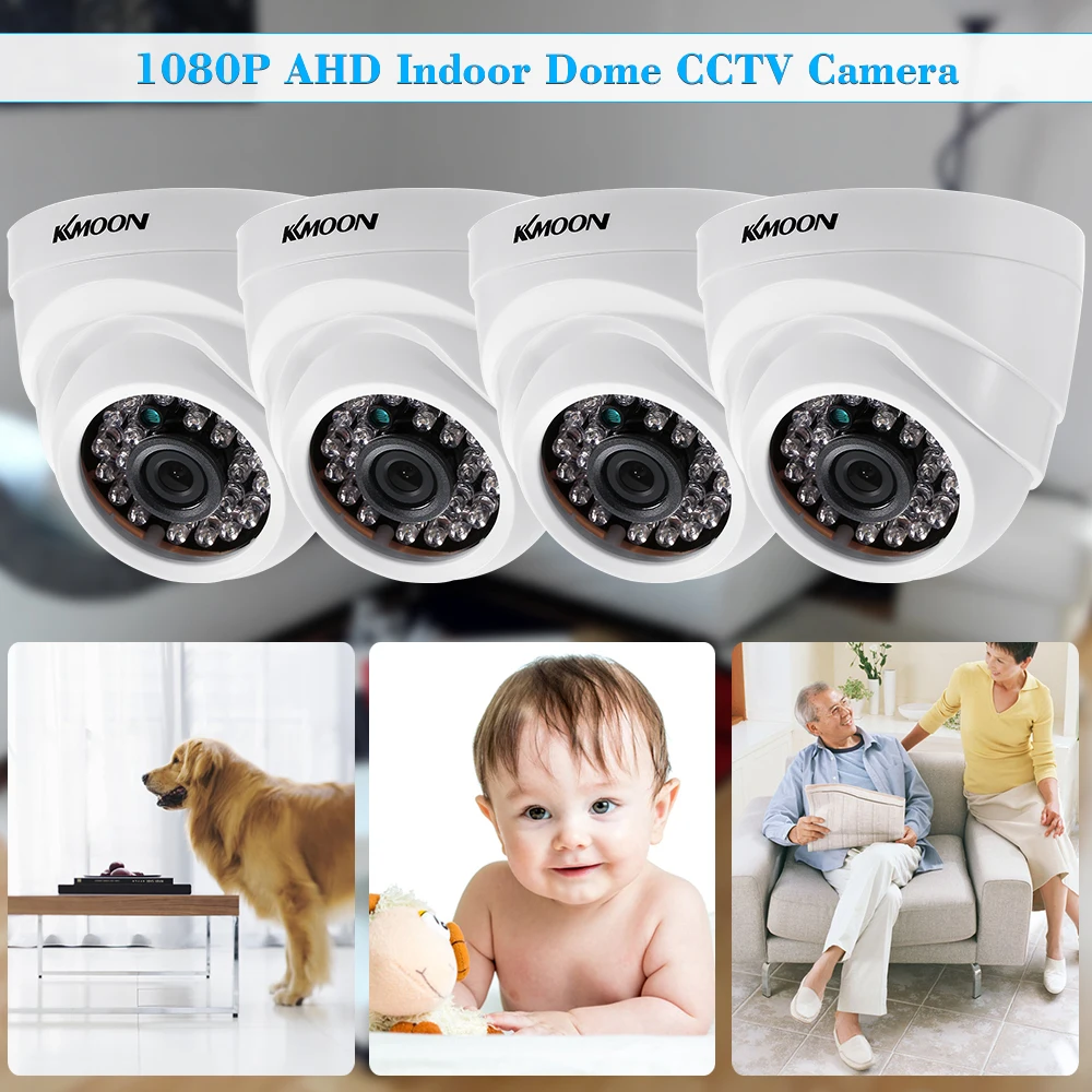 KKmoon 8CH Full HD 1080 P DVR рекордер CCTV камера системы 8 шт. 1080 P AHD Камера Безопасности s IR комплект системы охранного видеонаблюдения ночного видения
