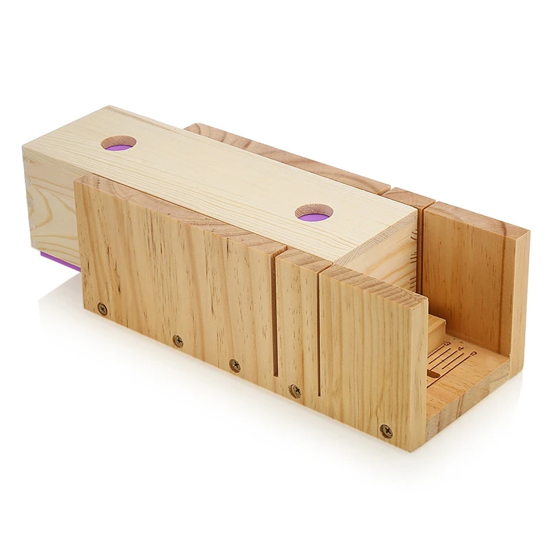 

Soap Loaf Cutter Wooden 3d Toast Mold Rectangle Wood Handmake Making Craft DIY Silicone Candle Mould Wood Box Fondant Soap Mold