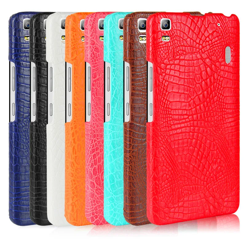 

Lenovo Vibe K3 Note A7000 Case Crocodile Pattern Hard PC+PU Leather Back Cover Case for Lenovo K3 Note K3Note K50 K50-T5 A7000