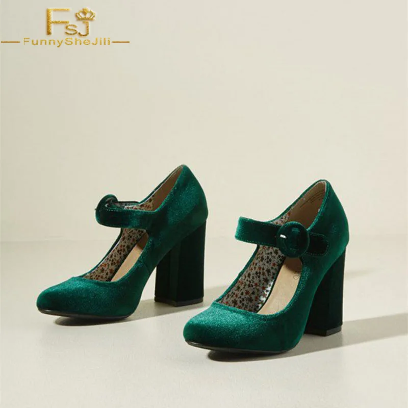 velvet green heels