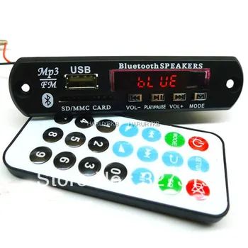 

Digital red LED 12v Bluetooth mp3 decoder board FM Radio usb sd AUX+Remote F/CAR