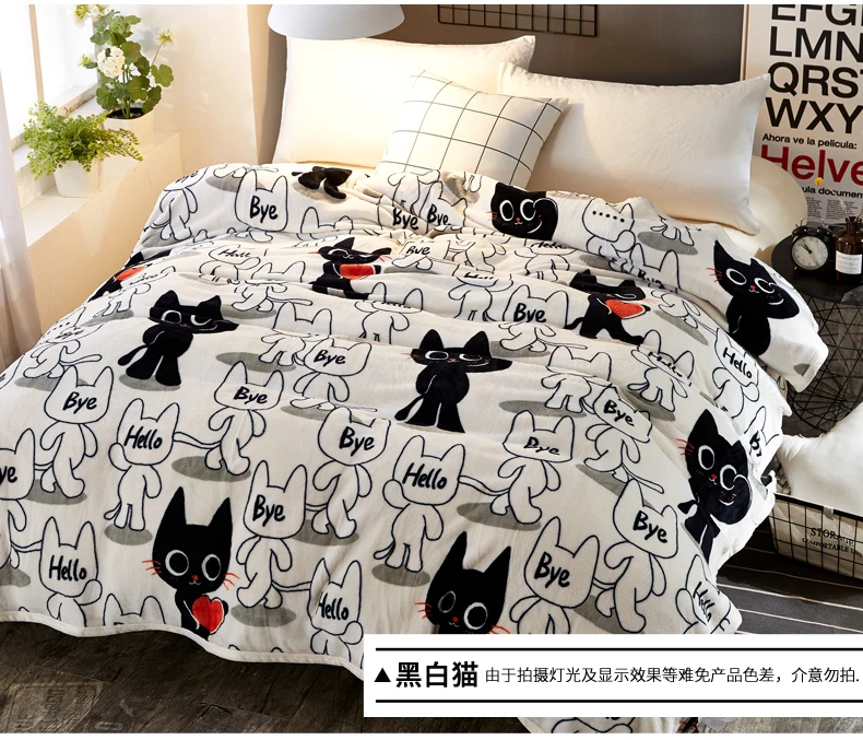 

2016new blanket Orange yellow solid Warm and portable color bed cover blanket soft and comfortable flannel 4 size
