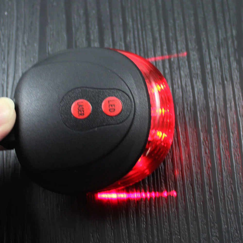 Cheap Cycling Bicycle Tail Rear Light Bike Light Bike Warning Lamp LED 2 Laser 7 Mode Beam Bike Night Ride Warning Light Cycling light 1