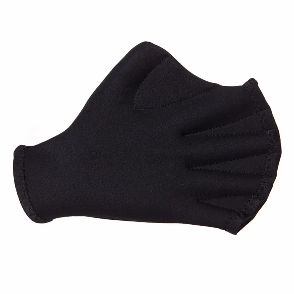 1 пара неопреновые перчатки для дайвинга Сфера сетчатый для плавания перчатки серфинг плавники для плавания тренировочные перчатки без пальцев