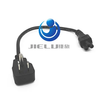 

50 PCS,30CM,US Flat Plug Power Cord,Nema 5-15P Male Plug to IEC 320 C5 Female Socket Adapter Cable,