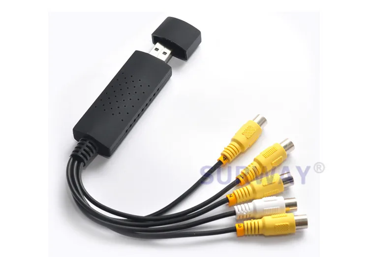 USB 2 0 Easycap 4 канала 4CH DVR CCTV камера Аудио Видео захвата адаптер рекордер для ПК