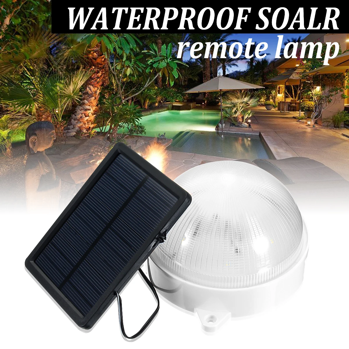 

6V 5 LEDs Waterproof Solar Power Emergency Lamp Remote controller Solar LED Light Outdoors Camping Tent Garden Lighting