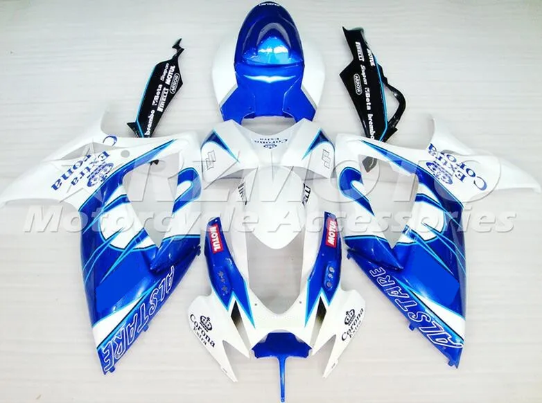 

New ABS motorcycle Fairings Kit set Fit For SUZUKI GSXR600 GSXR750 06 07 R600 R750 K6 GSXR 600 750 2006 2007 corona blue