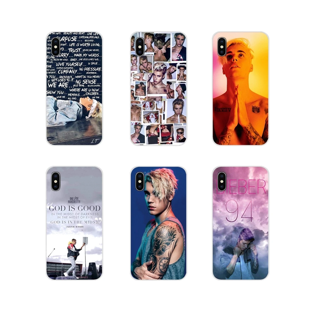 For Xiaomi Mi6 A1 5X 6X Redmi Note 5 5A 4X 4A 4 3 Plus Pro pocophone F1 Justin Bieber Newest Super Cute TPU Transparent Bag Case