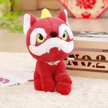 

35cm Soft Auspicious beast Plush Toy Stuffed Chinese Auspicious beast Toys