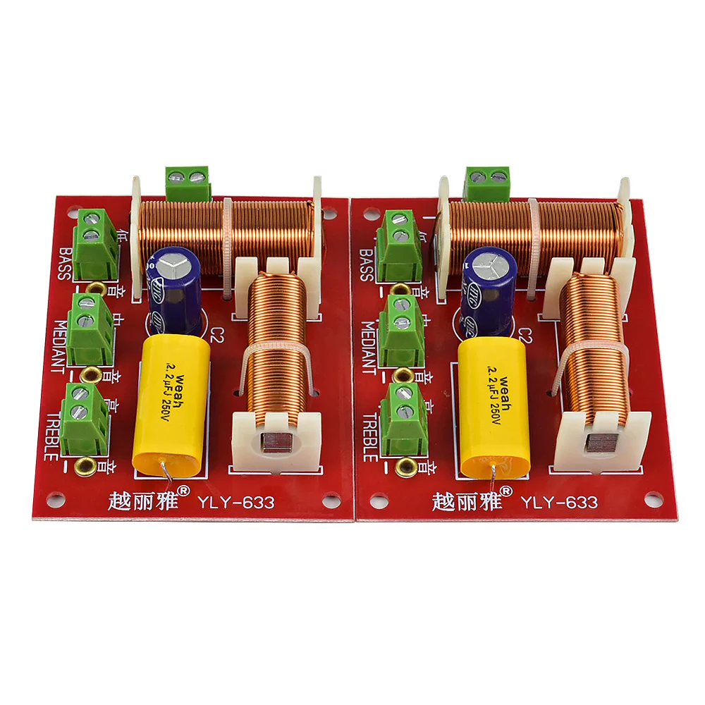 Aiyima Peças 200w Vias de Áudio Alto-falante Crossover Agudos Mais Midrange Mais Graves Independente Crossover Alto-falantes Filtro Divisor Freqüência - Image 5