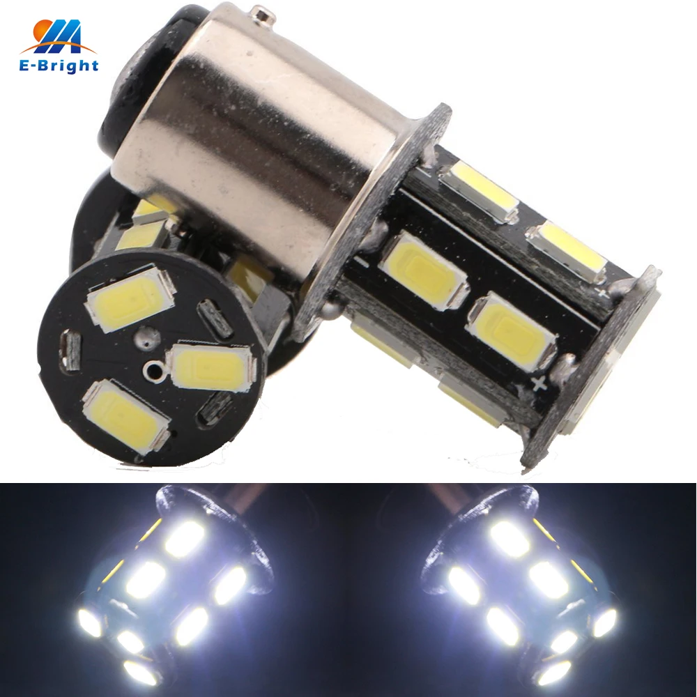 2 шт. BAU15S BA15S 1156 P21W BA15D BAY15D S25 5730 5630 13SMD 13 Led DC 12V авто поворотный фонарь задние фонари