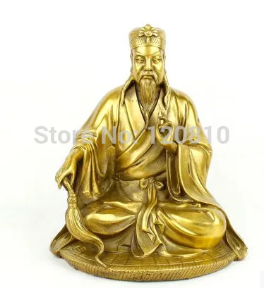 

Copper Wong Tai Sin Taoist Feng Shui Lucky Buddha bronze statue ornaments