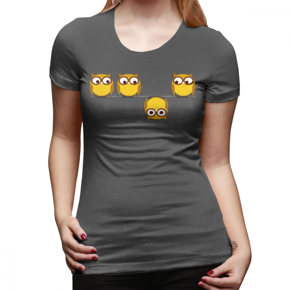 Футболка с надписью «Idiot», совершенно новая футболка с изображением совы, простая Женская футболка XXL, хлопковая серая женская футболка с коротким рукавом