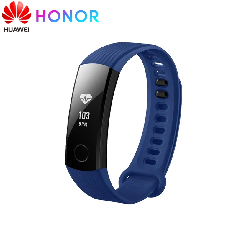 Оригинальный Смарт браслет huawei Honor Band 3 OLED сенсорный экран купальник 5ATM 0 91 &quot