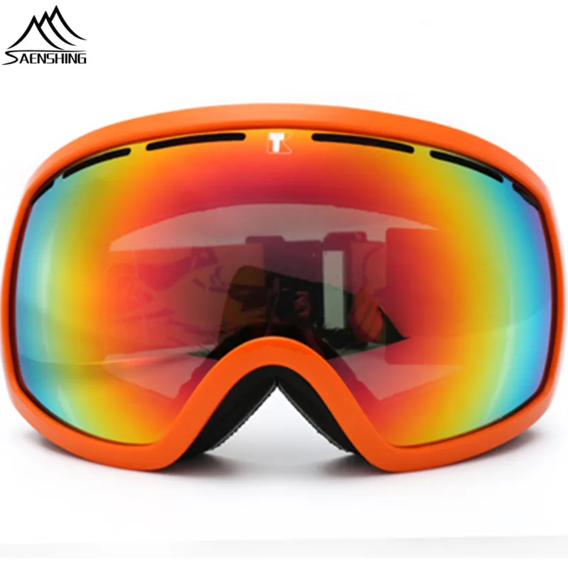 

SAENSHING professional Ski Goggles Men Unisex snowboard Goggles Double lens Motocross Snow Glasses Winter Anti-fog ski Eyewear