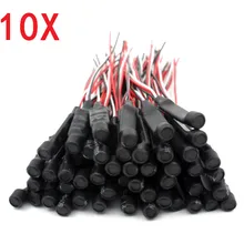 10 шт. CCTV Микрофон мини звук, микрофон монитор аудиоприёмник 56дб маленький высокочувствительный микрофон для камеры видеонаблюдения