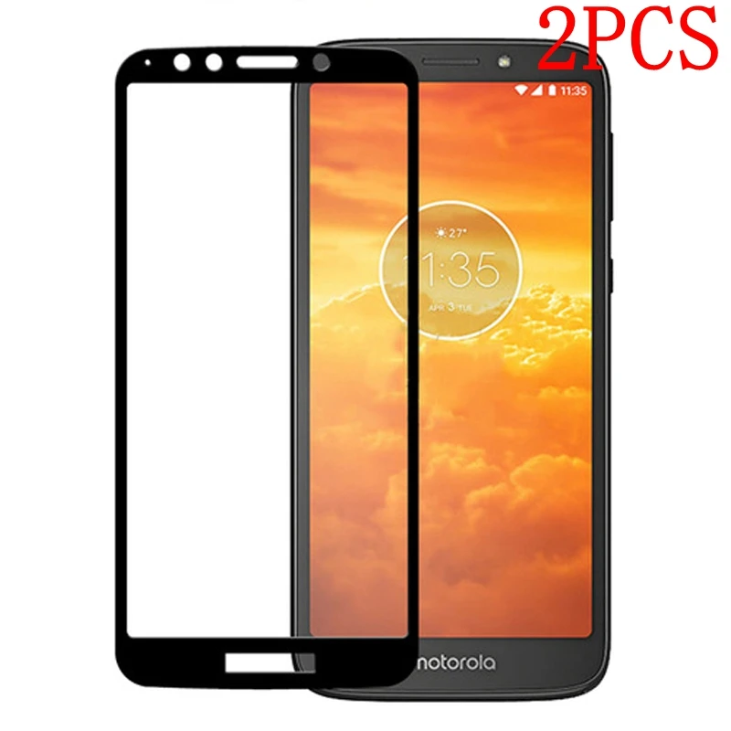 2 шт. полное покрытие закаленное стекло для Motorola Moto E5 Play GO Защитная пленка