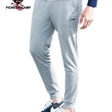 Pioneer Camp новые мужские джоггеры, брендовая одежда, однотонные повседневные спортивные штаны, Мужские штаны наивысшего качества, черные, серые, AZZ701210