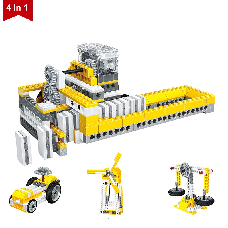 Совместимость Legoed technic power part STEM creator механическое снаряжение образовательная