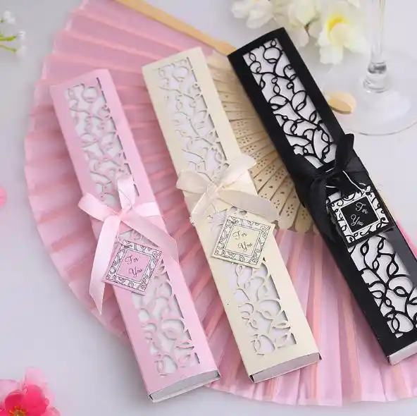 Detail Feedback Questions About 12pcs Lot Silk Fan In Gift Box 12pcs Lot Silk Fan In Gift Box Wedding Souvenirs Favors And Gifts For Guests