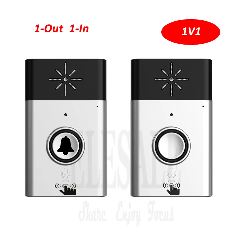 door station New Wireless Doorbell Intercom System Door Phone 2-Way Audio intercom For Home Security And Intercom aiphone intercom Door Intercom Systems