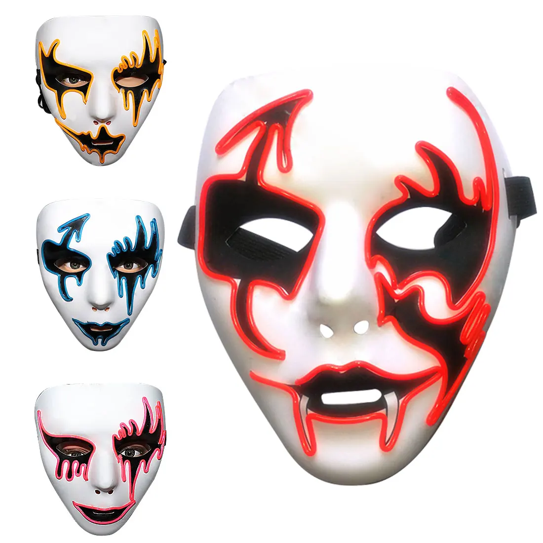 Funny Halloween Mask LED Light Up Masks The Purge Election Year Great