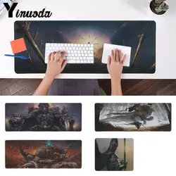 Yinuoda Новое поступление воин с мечом клавиатуры резиновый коврик игровой коврик для мыши Настольный коврик скорость/Управление версия