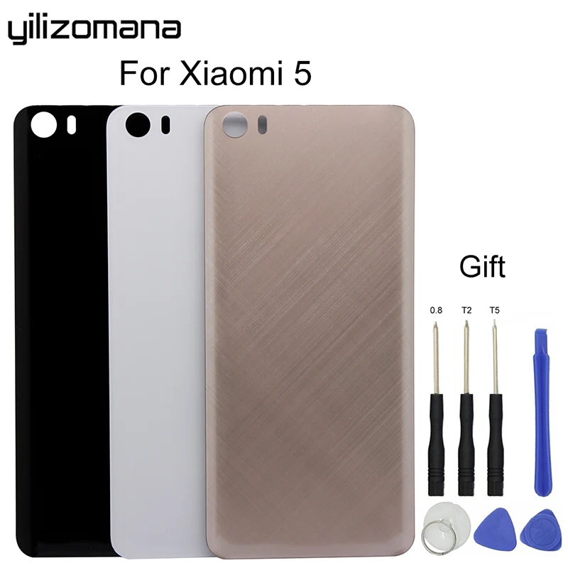 Сменная задняя крышка YILIZOMANA чехол для аккумулятора Xiaomi Mi 5 Mi5 3D стеклянная корпуса