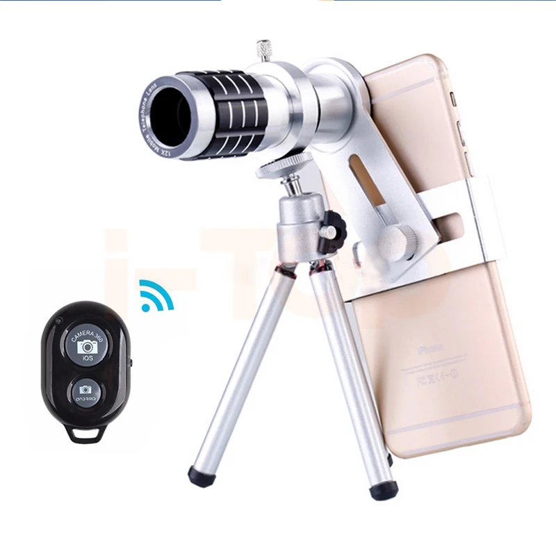 bilder für Universal Clips 12x Telezoom-objektiv Teleskop Mit Mobilen Stativ Für Samsung S5 S6 S7 S7 S8 kante Anmerkung 4 5 Telefon Lentes Kit bilder für Universal Clips 12x Telezoom-objektiv Teleskop Mit Mobilen Stativ Für Samsung S5 S6 S7 S7 S8 kante Anmerkung 4 5 Telefon Lentes Kit