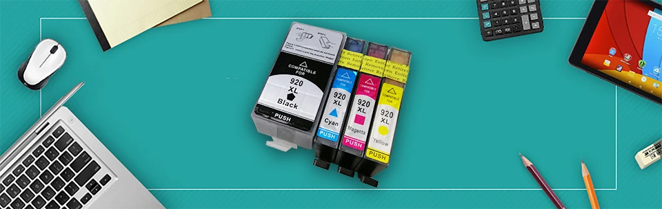 Xiangyu replacement ink cartridge replacement For hp 920XL Officejet 6000 6500 Wireless 6500A 7000 7500 7500A with chip (2)