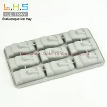100 шт./партия форма в виде статуи силиконовые формы для приготовления пищи инструменты для печенья формы для льда лотки для льда инструменты для мороженого лоток для льда силиконовый