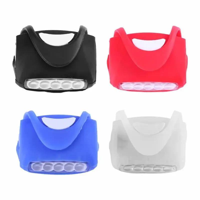

7 LED Silicone Bicycle Lights Head Front Rear Wheel LED Flash Lamp Light Safety Warning Mountain Front Cycling Flash Light Lamp
