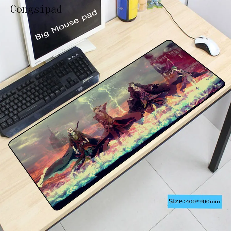  Congsipad 900*400MM large ONE PIECE DIY Popular Japanese Anime Large Lock Edge mouse pad for CSGO D