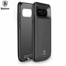 BASEUS Батарея Зарядное устройство чехол для Samsung Galaxy S8/S8 плюс 5000 мАч/5500 мАч резервного копирования Запасные Аккумуляторы для телефонов Портативный внешний Мощность Bank Дело