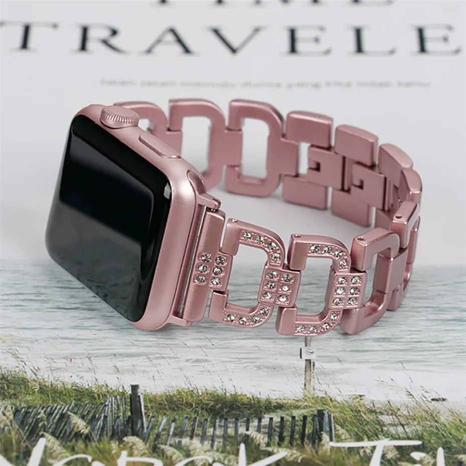 

38mm/42mm Wristband Black/Rose Gold/Gold/Silver Replacement Bracelet Strap Man Woman Bracelet Wrist Belt for Apple Watch