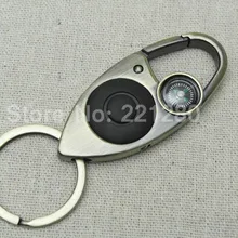 1 шт. Бронзовый Компасы и светодиодные лампы роскошный автомобиль брелки металлические Брелоки для автомобиля Талисманы