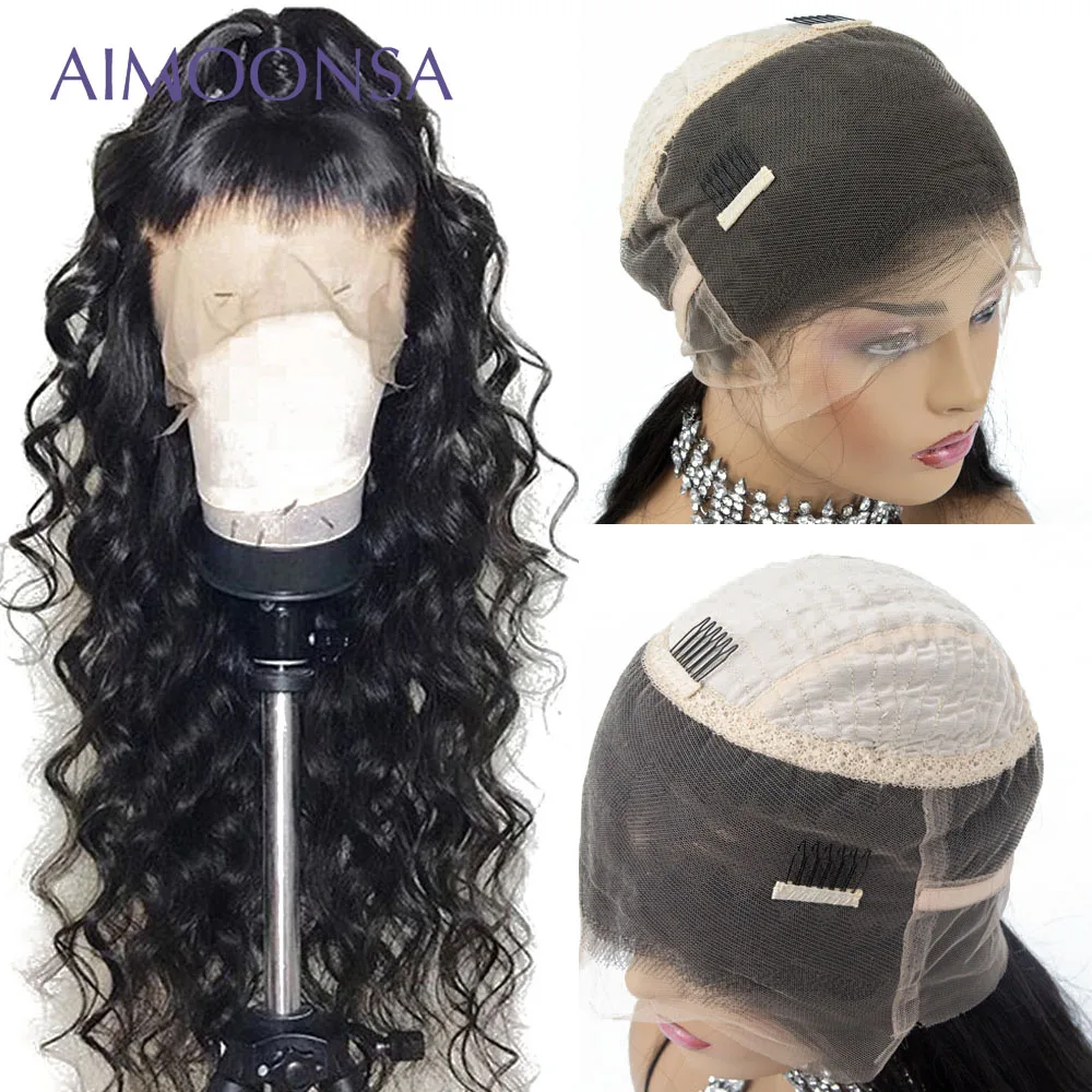 

Swiss Transparent 360 Lace Frontal Wig Human Hair Straight Pre Plucked With Baby Hair Wig 150 Desnity Preplucked Lace Wig Women