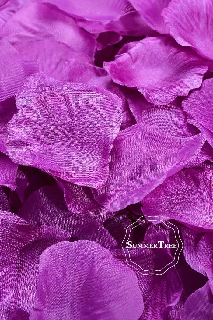 100pcs/pack Silk Rose Petals Table Confetti Artificial Flower Baby Shower Crafts Wedding Supplies Party Christmas Venue Decor