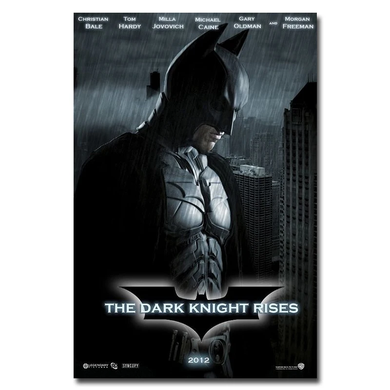 The Dark Knight Joker Poster Art Silk Superhero Movie Poster 13x20 24x36 inch