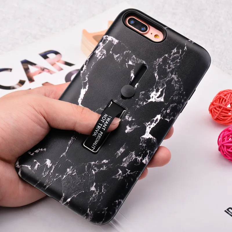 Ollivan Marble Case For iphone Xs Max Case Silicone Phone Holder Stand Cover Case For iphone Xs Max XR Xs X 7 8 6 6s Plus Coque (4)