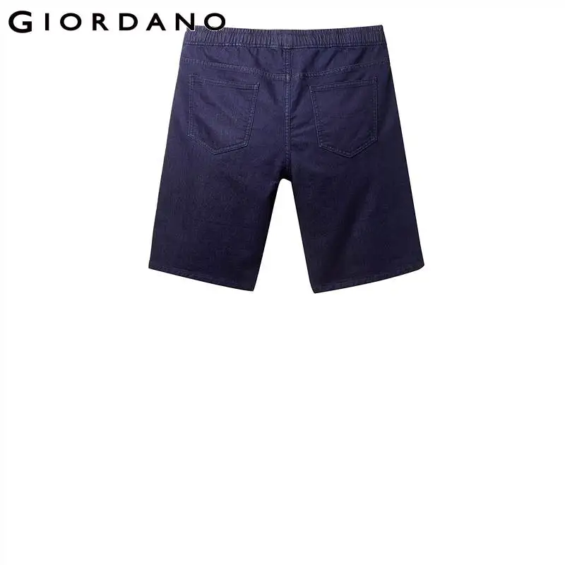 Шорты Giordano мужские летние тонкие с эластичной талией и завязками|Джинсы| |